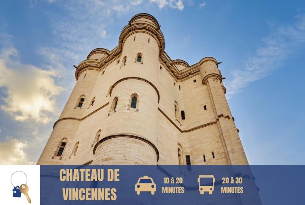 9 Min From Chateau De Vincennes - Paris & Disney Lejlighed Saint-Maurice  Eksteriør billede